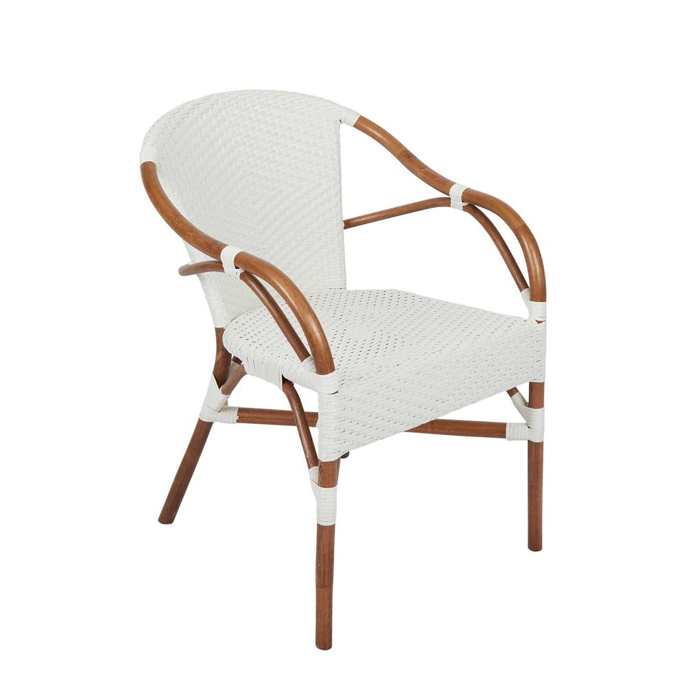 Harlow Rattan Chair White