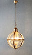 Saxon Pendant Lamp Med Antique Brass - House of Isabella AU