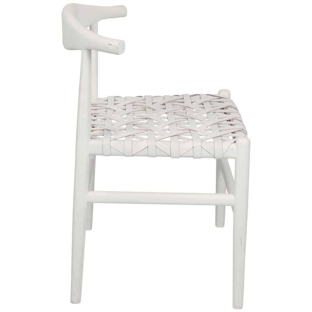 Sorren Chair White Leather