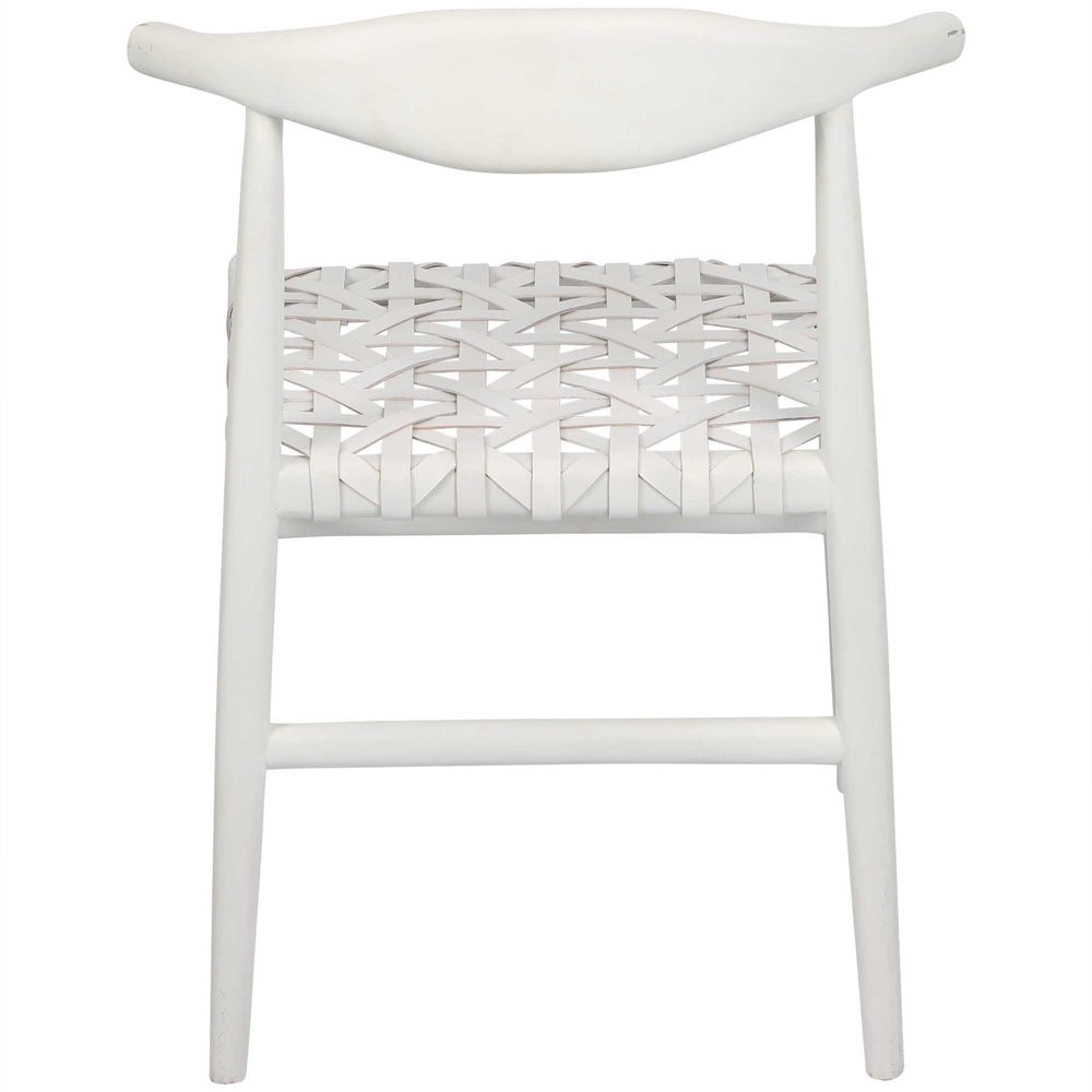 Sorren Chair White Leather