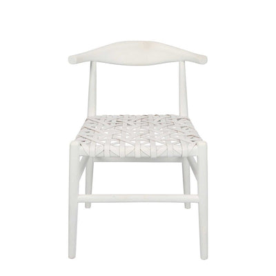 Sorren Chair White Leather