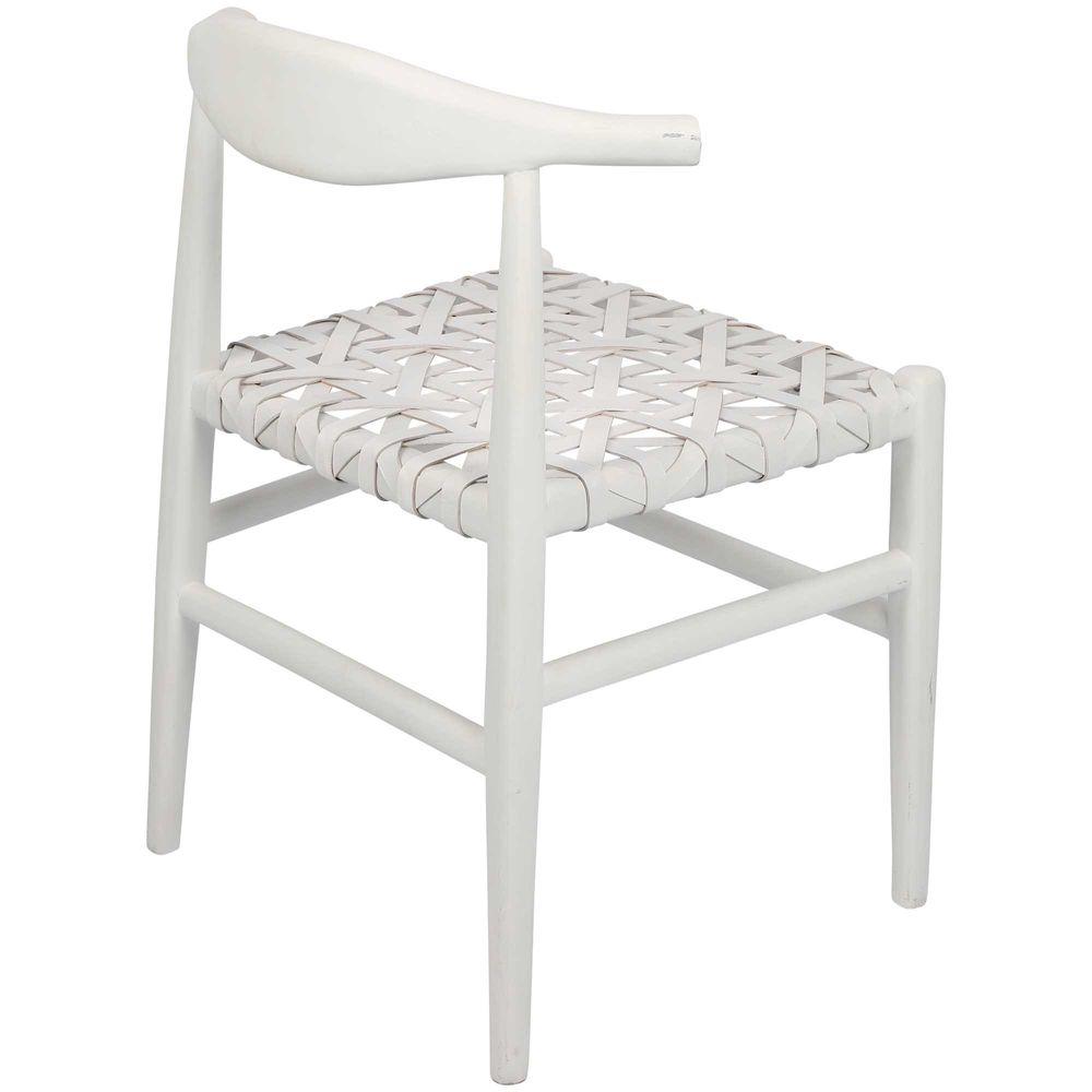 Sorren Chair White Leather