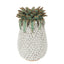 Pineapple Ceramic Vase Green White