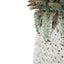 Pineapple Ceramic Vase Green White