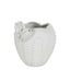 Western Cactus Ceramic Vase White