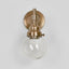 Iceberg Outdoor Wall Light Antique Brass