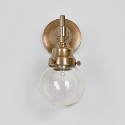 Iceberg Outdoor Wall Light Antique Brass