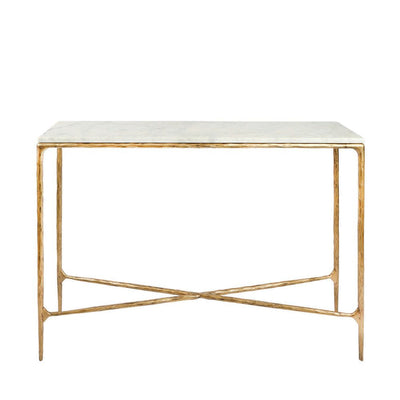 Aries Marble Console Gold