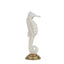 Kipper Seahorse Statue White Large