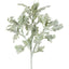 Dusty Miller Flocked leaf Spray 40cm Grey Green