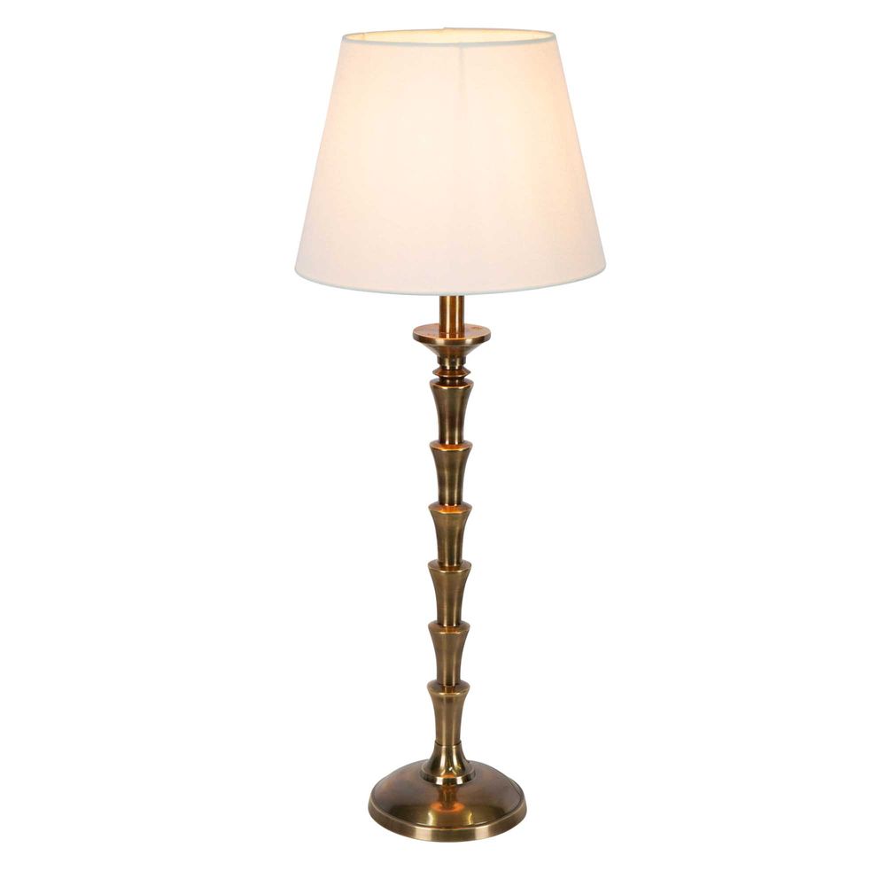 Jordan Table Lamp Base Antique Brass