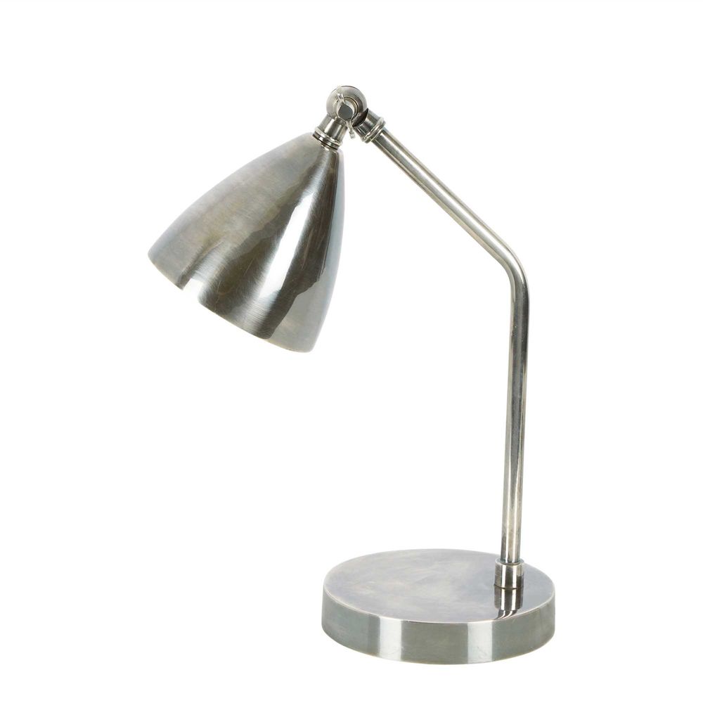 Hastings Desk Lamp Antique Silver