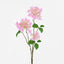 Lace cap Hydrangea Spray 70cm Pink