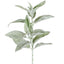 Lamb's Ear leaf Flocked Stem 71cm Green