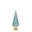 Florana Blue Floral Cone Tree Small