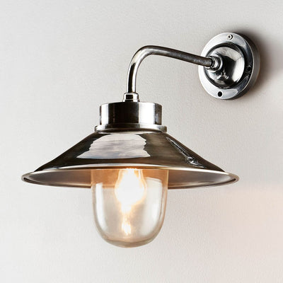 Sandhurst Wall Lamp in Antique Silver - House of Isabella AU