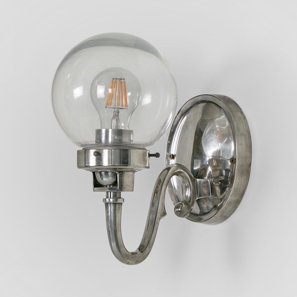 Tuscany Wall Lamp in Antique Silver.