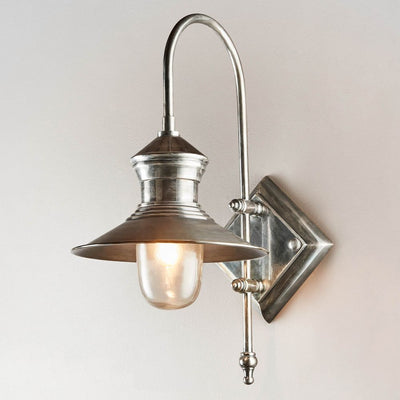 St James Wall Lamp in Antique Silver - House of Isabella AU