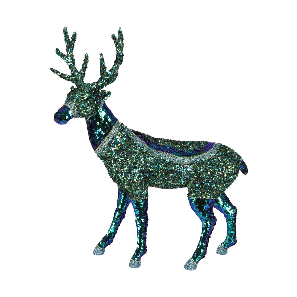 Stefni Sequin Reindeer Blue