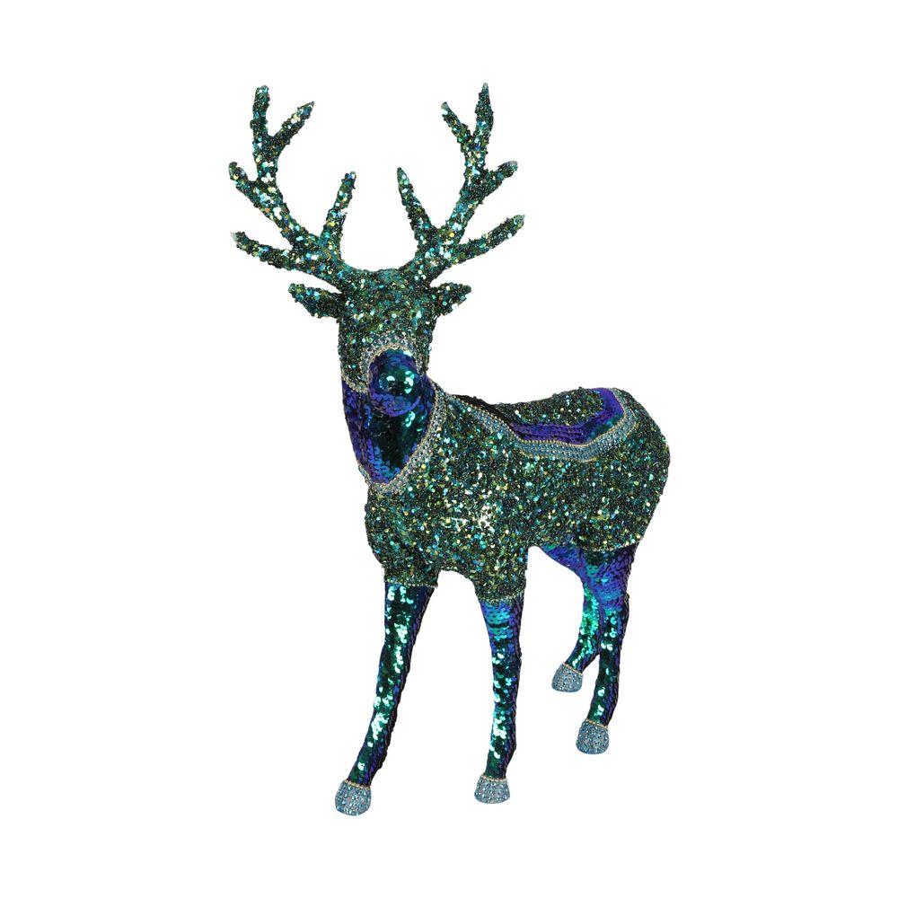 Stefni Sequin Reindeer Blue