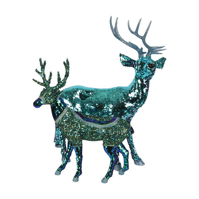 Stefni Sequin Reindeer Blue