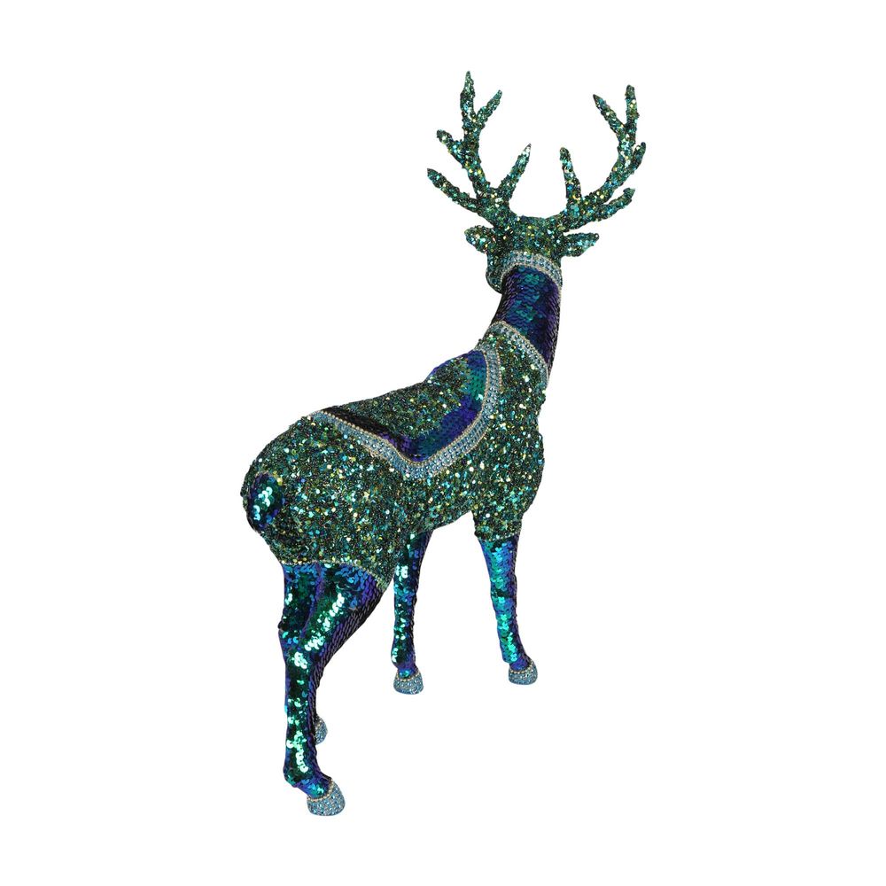 Stefni Sequin Reindeer Blue