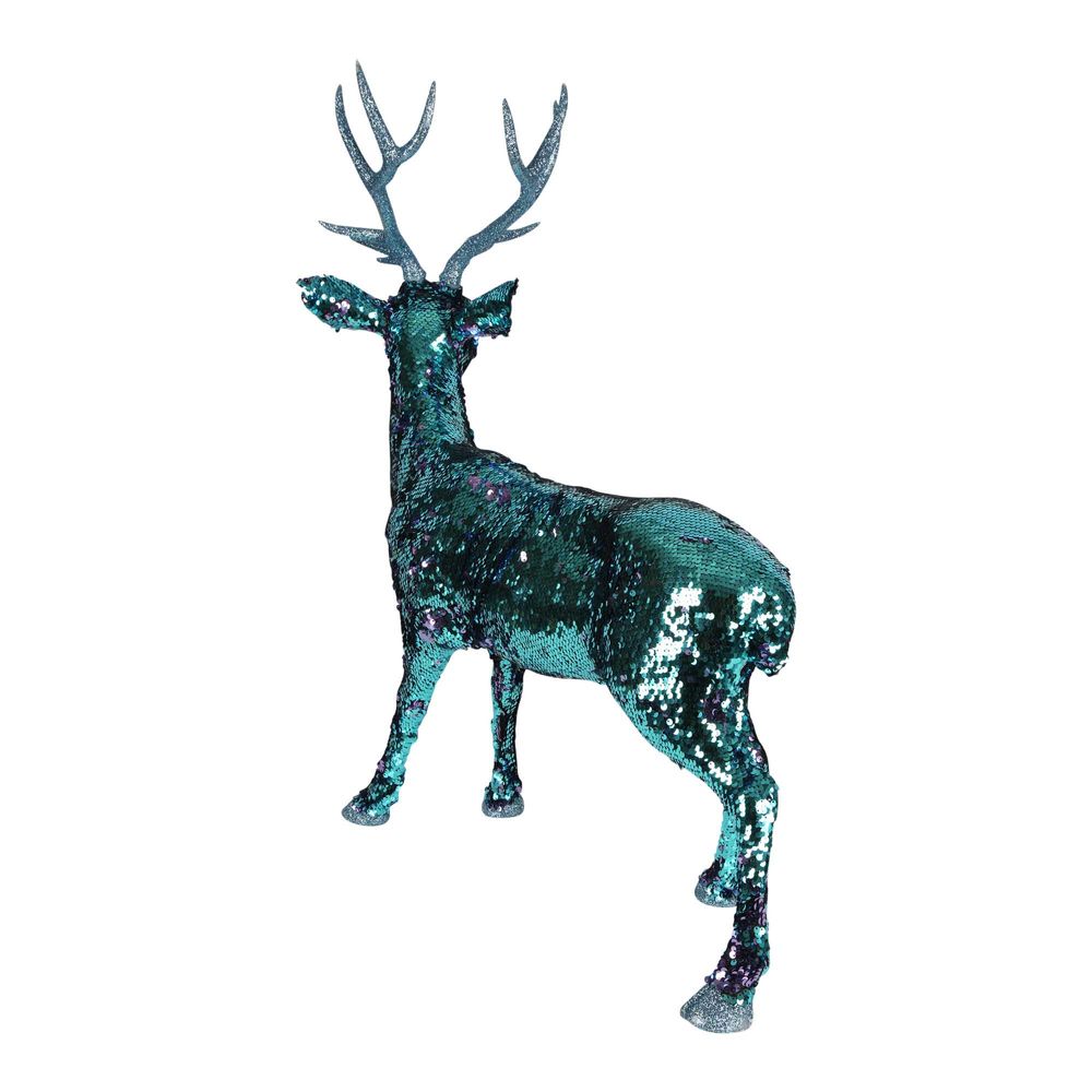 Madon Sequin Reindeer Blue