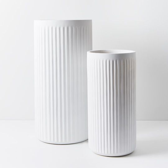 1 x Pot Pleat Cylinder Tall (set/2)