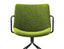 Flow Chair - Arms - Fixed Pyramid Base with Castors