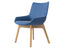 Flow Armchair - Low Arm with Wood Base
