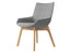 Flow Armchair - Low Arm with Wood Base
