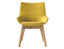 Flow Armchair - Low Arm with Wood Base
