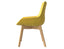 Flow Armchair - Low Arm with Wood Base