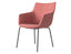 Flow Armchair - High Arm with 4 Post Base