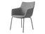 Flow Armchair - High Arm with 4 Post Base