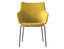 Flow Armchair - High Arm with 4 Post Base