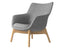 Flow Lounge Chair - Wood Base