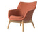 Flow Lounge Chair - Wood Base