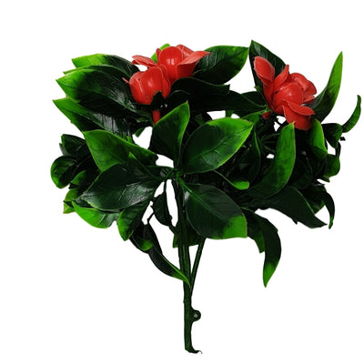 Elegant Red Rose Vertical Garden / Green Wall UV Resistant 100cm x 100cm