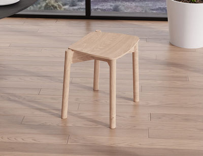 Andi Low Stool - Natural Ash 45cm