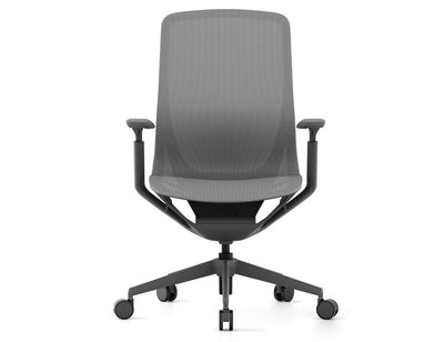 Gravity Ergonomic Office Chair - Charcoal Frame - Charcoal Mesh