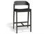 Grayson Bar Stool - Black - Upholstered