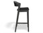 Grayson Bar Stool - Black - Upholstered