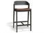 Grayson Bar Stool - Black - Upholstered
