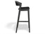 Grayson Bar Stool - Black - Upholstered