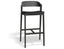 Grayson Bar Stool - Black - Upholstered