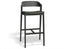 Grayson Bar Stool - Black - Upholstered