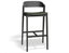 66cm Seat Height with Vintage Grey PU Seat