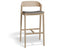 66cm Seat Height with Vintage Grey PU Seat