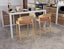 Grayson Bar Stool - Natural - Custom Upholstered